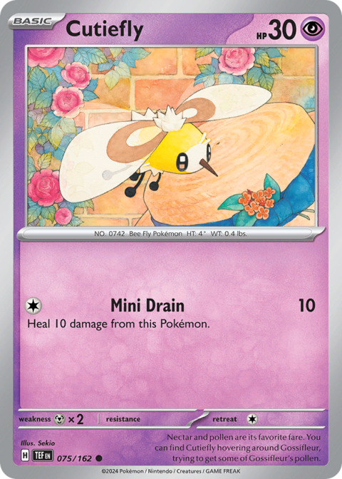 Cutiefly - TEF #75 - Reverse Holo