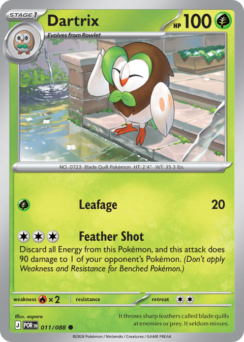 Dartrix - POR #11 - Reverse Holo