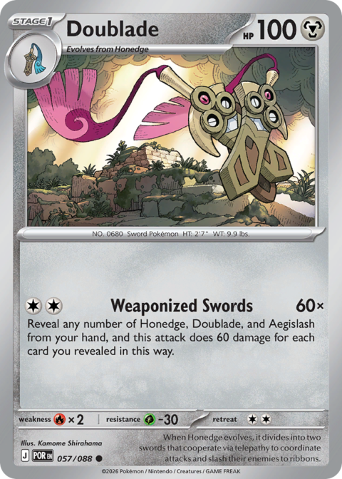 Doublade - POR #57 - Reverse Holo