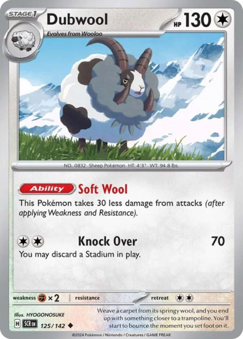 Dubwool - SCR #125 - Reverse Holo