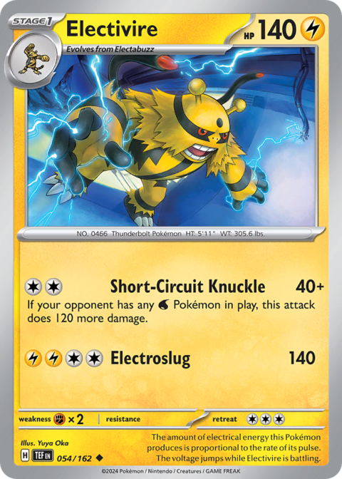 Electivire - TEF #54 - Reverse Holo