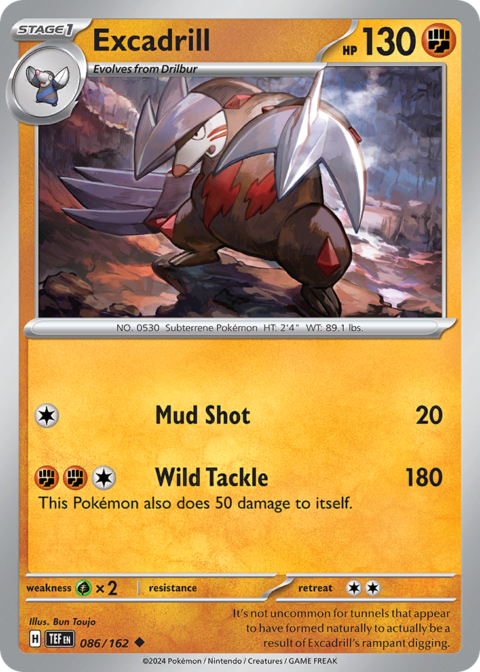 Excadrill - TEF #86 - Reverse Holo