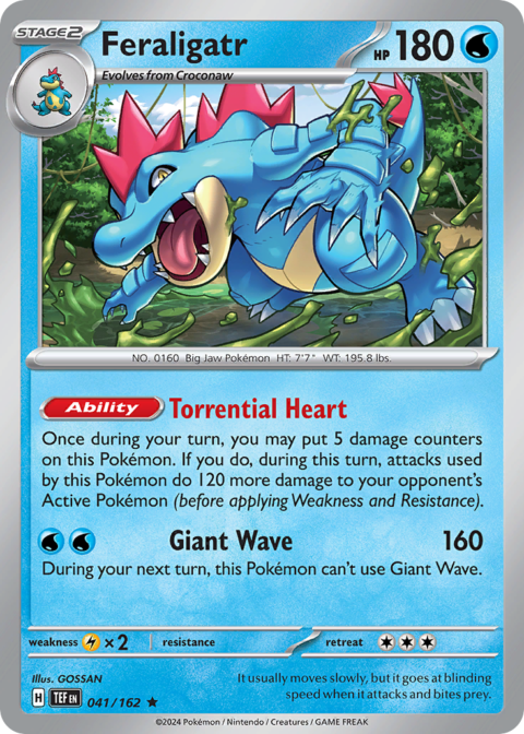 Feraligatr - TEF #41 - Holo