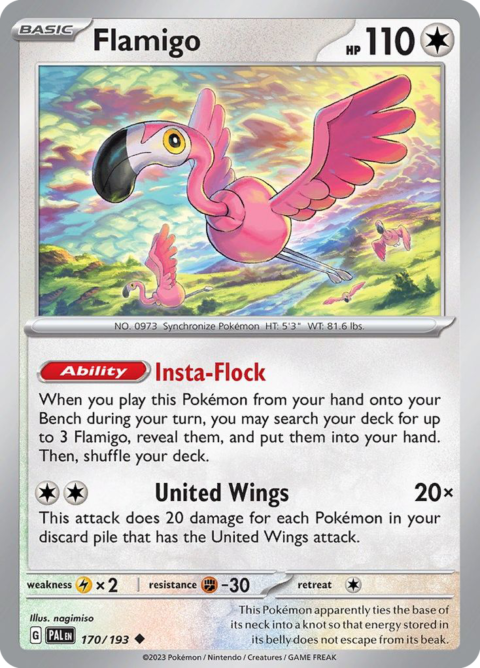 Flamigo - PAL #170 - Reverse Holo