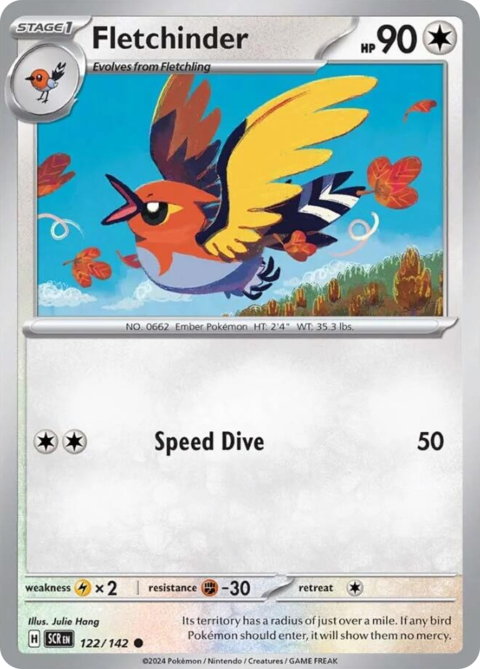 Fletchinder - SCR #122 - Reverse Holo