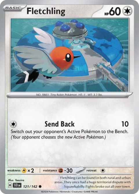 Fletchling - SCR #121 - Reverse Holo