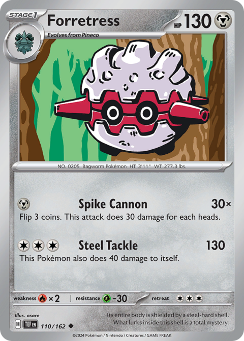 Forretress - TEF #110 - Reverse Holo
