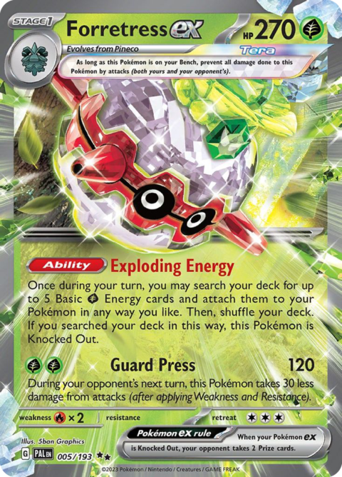 Forretress ex - PAL #5 - Normal