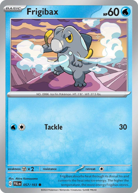 Frigibax - PAL #57 - Reverse Holo