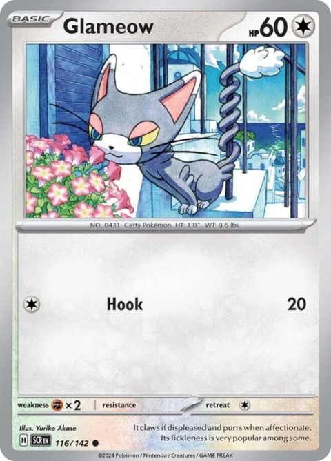 Glameow - SCR #116 - Reverse Holo