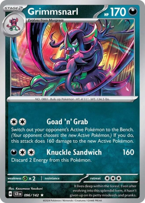 Grimmsnarl - SCR #96 - Reverse Holo