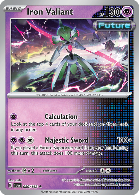 Iron Valiant - TEF #80 - Reverse Holo