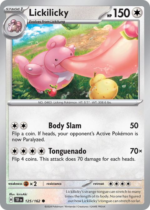 Lickilicky - TEF #125 - Reverse Holo