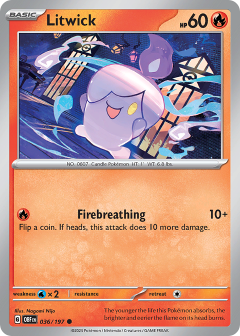 Litwick - OBF #36 - Reverse Holo