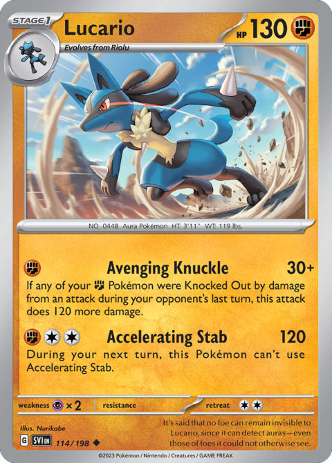 Lucario - SVI #114 - Normal