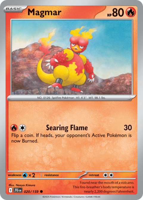 Magmar - JTG #20 - Normal