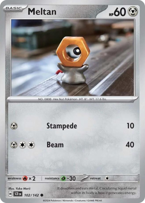 Meltan - SCR #102 - Reverse Holo
