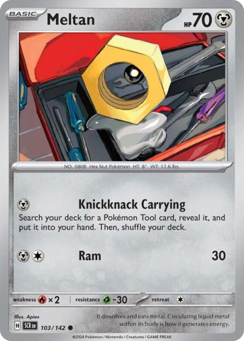 Meltan - SCR #103 - Reverse Holo