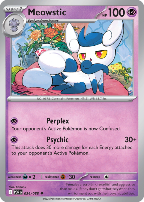 Meowstic - POR #34 - Normal