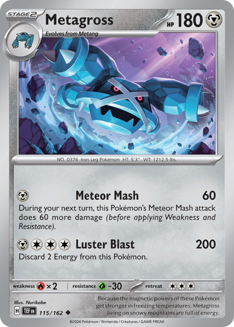Metagross - TEF #115 - Reverse Holo