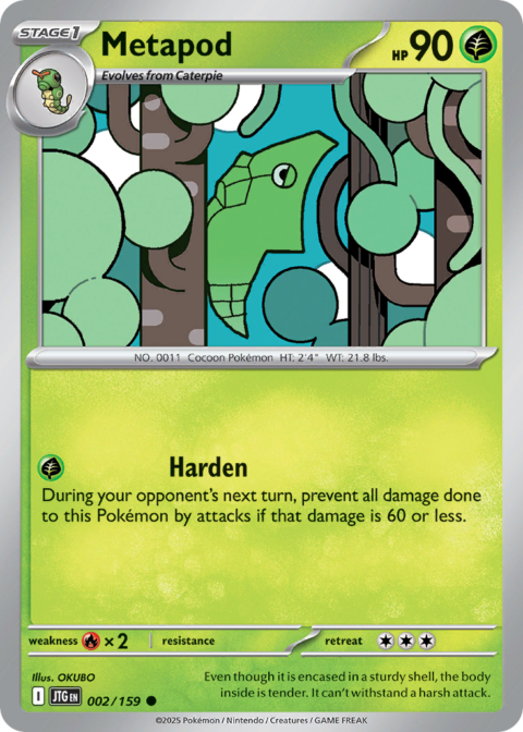 Metapod - JTG #2 - Reverse Holo