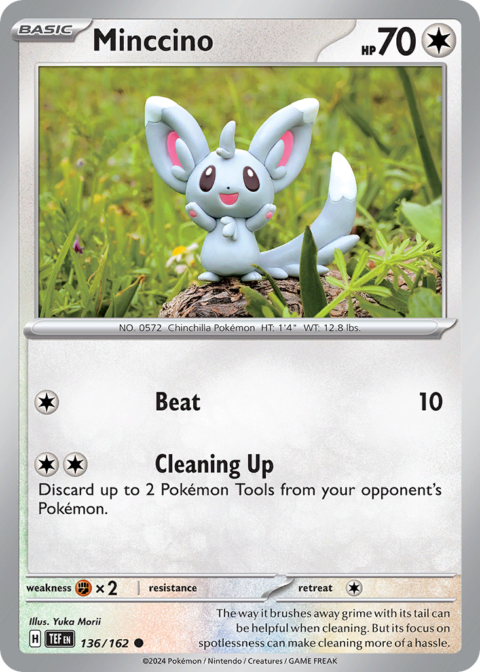 Minccino - TEF #136 - Reverse Holo