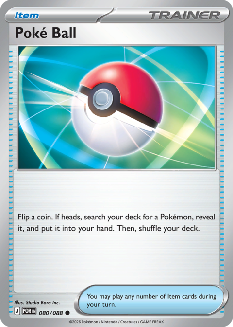 Poké Ball - POR #80 - Reverse Holo