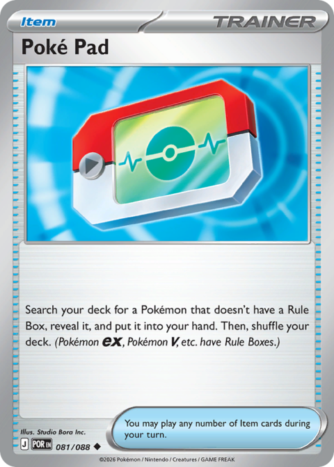 Poké Pad - POR #81 - Reverse Holo