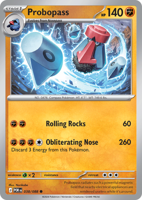 Probopass - POR #38 - Reverse Holo