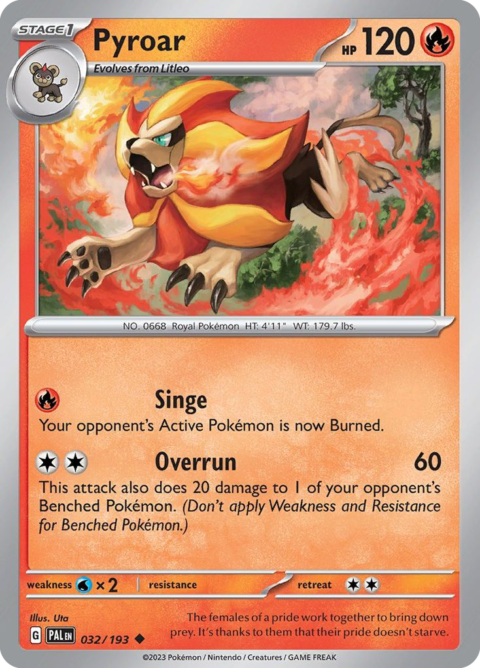 Pyroar - PAL #32 - Normal