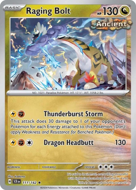 Raging Bolt - SCR #111 - Reverse Holo