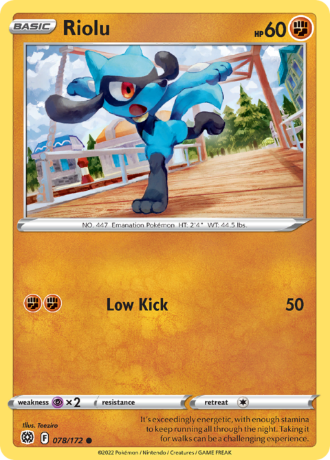 Riolu - BRS #78 - Normal