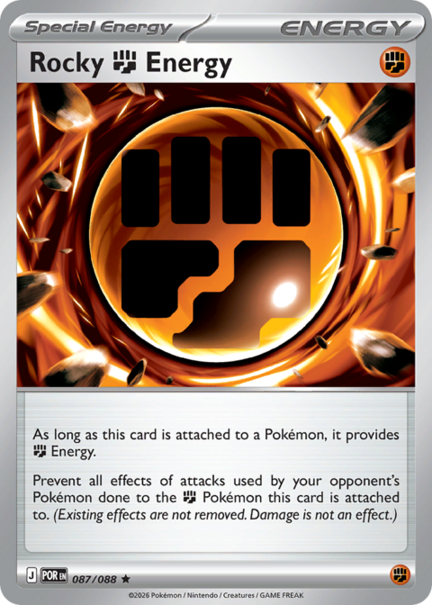 Rocky Fighting Energy - POR #87 - Reverse Holo