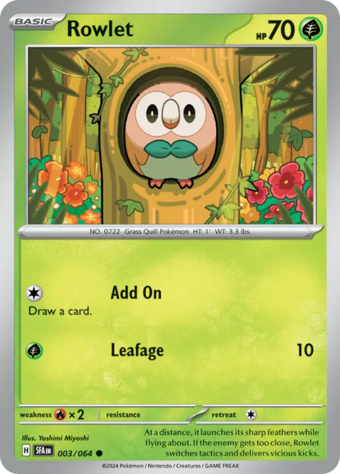 Rowlet - SFA #3 - Normal