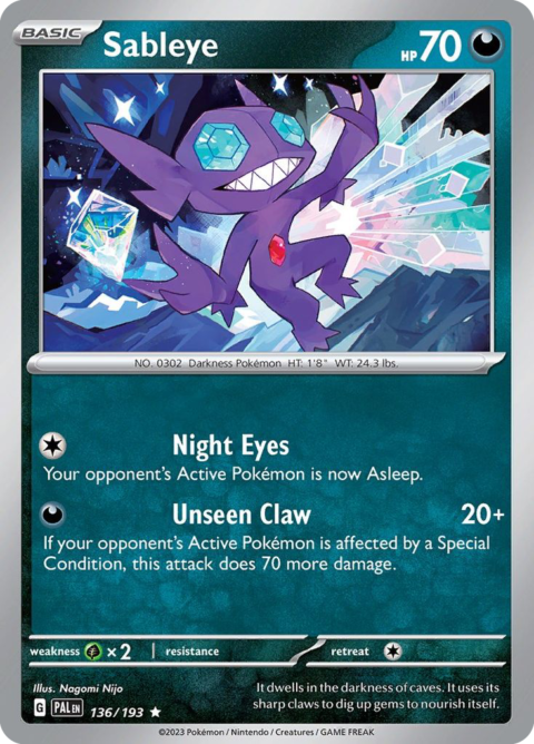 Sableye - PAL #136 - Holo