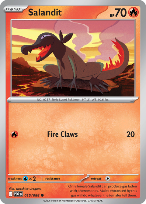 Salandit - POR #15 - Reverse Holo