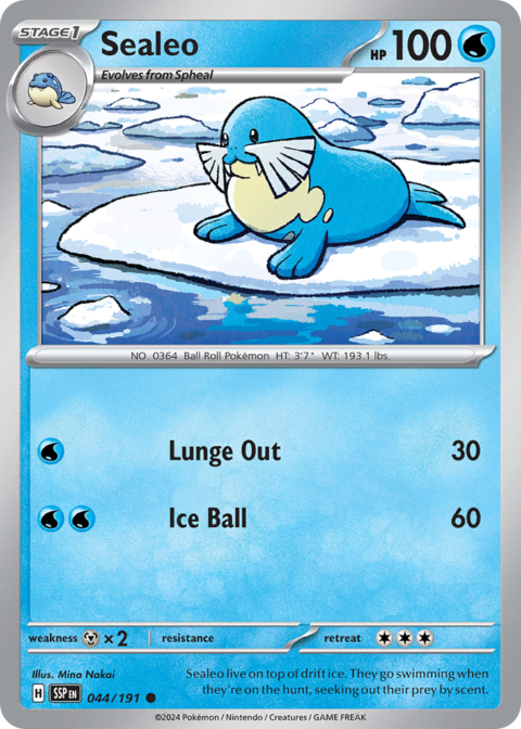 Sealeo - SSP #44 - Reverse Holo