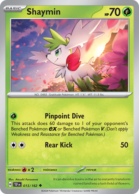 Shaymin - TEF #13 - Reverse Holo