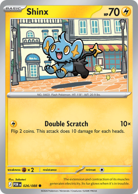 Shinx - POR #26 - Reverse Holo
