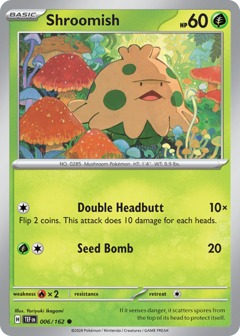 Shroomish - TEF #6 - Reverse Holo