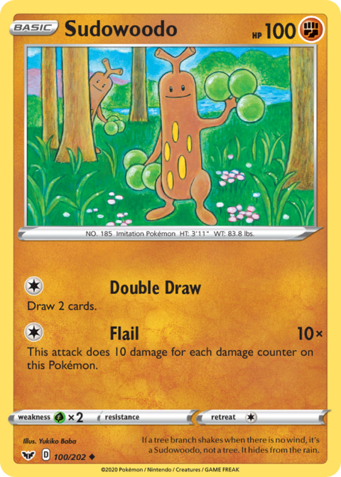 Sudowoodo - SSH #100 - Normal