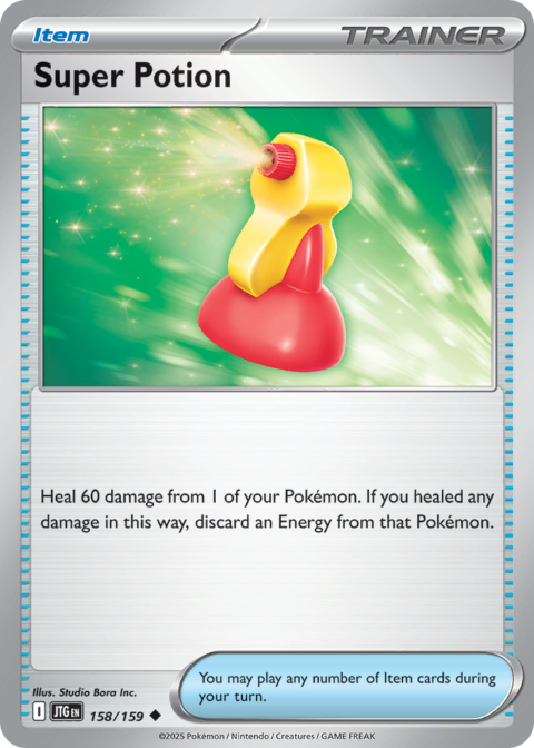 Super Potion - JTG #158 - Reverse Holo
