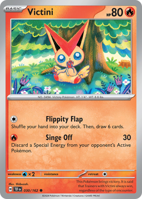Victini - TEF #30 - Reverse Holo