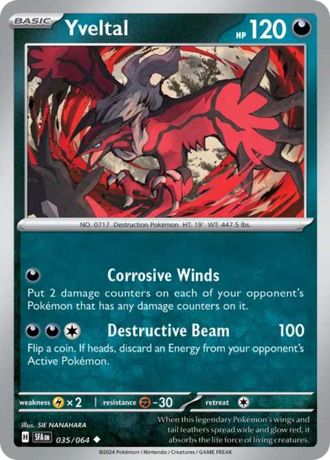 Yveltal - SFA #35 - Normal