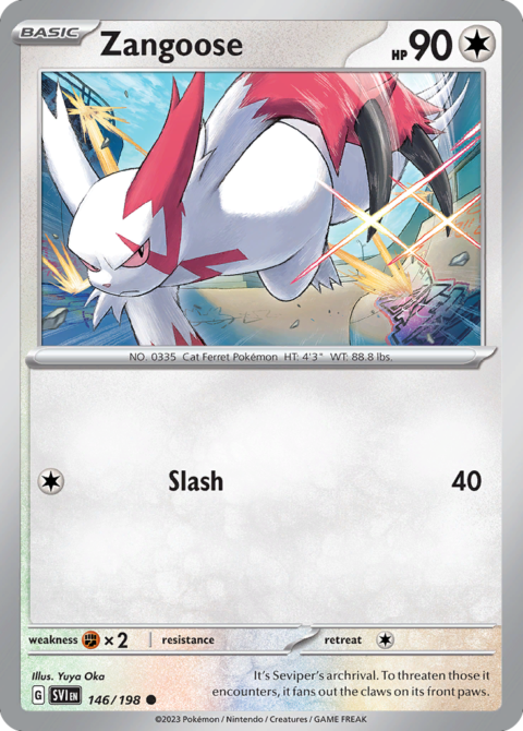 Zangoose - SVI #146 - Normal