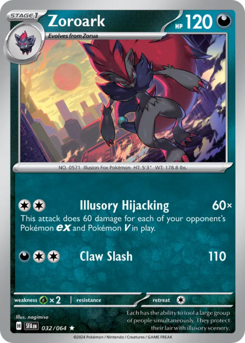 Zoroark - SFA #32 - Reverse Holo