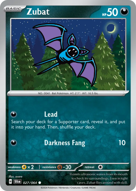 Zubat - SFA #27 - Normal