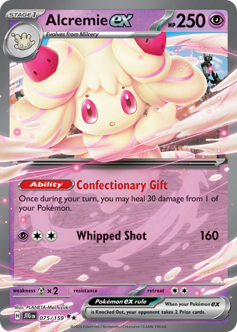 Alcremie ex - JTG #75 - Holo