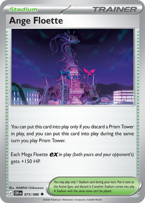 Ange Floette - CRI #75 - Reverse Holo