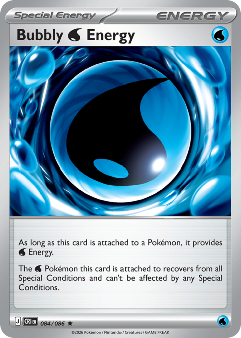 Bubbly Water Energy - CRI #84 - Reverse Holo